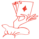 Clown show prison books & fine objects logo
