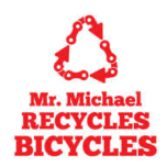 Mr. Michael Recycles Bicycles logo